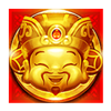 flying cai shen face symbol