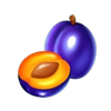 fortune clover 40 plum symbol