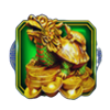 fortune coin fever spins green symbol
