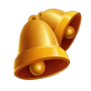 fortune crown gold gift bell symbol
