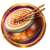 fortune dragon joy drum symbol