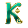 fortune flames gold k symbol