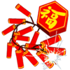 fortune luck fireworks symbol