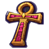 fortune mummy gold ankh symbol