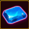 four lucky diamonds blue gem symbol