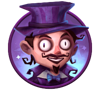 freak out magician icon symbol