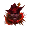 freaks and wins red scarecrow symbol