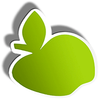 fresh fruits apple symbol