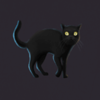 fright night cat symbol