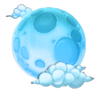 frightening frankie blue moon symbol