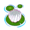 frog n flies lotus symbol