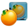frozen fruit orange symbol