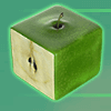 fruit cube apple symbol