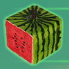 fruit cube watermelon symbol