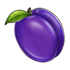 fruit lock 7 purple plum symbol