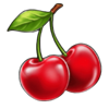 fruit lock 7 red cherries symbol
