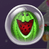 fruit monster christmas watermelon symbol