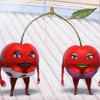 fruits go bananas cherries symbol
