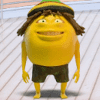 fruits go bananas lemon symbol