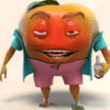 fruits go bananas orange symbol