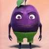 fruits go bananas plum symbol