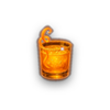 ftv night club orange cocktail symbol