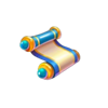 fu double luck diamond explosion scroll symbol