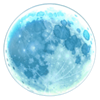 full moon frenzy blue moon symbol