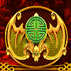 gameart golden dragon bat symbol