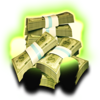 gameshow party jackpot play money symbol
