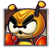 garden gladiators bee symbol