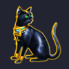gems of egypt black cat symbol