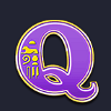 gems of egypt purple q symbol