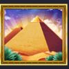 gems of egypt pyramid with gold peaks symbol