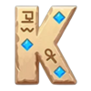 gems of ra stone k symbol