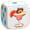 get hot chilli peppers dice mocktail symbol