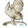gnome sweet home statue symbol