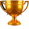 go goal trophy symbol
