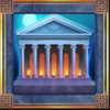 gods of olympus iii megaways temple symbol
