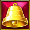 gold gold gold hold and win bell symbol