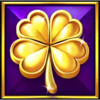 gold gold gold hold and win clover symbol
