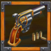 gold heist gun symbol