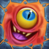 gold mine monsters orange monster symbol