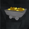 gold miners cart symbol