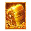 gold nugget rush hold and win gold bars symbol