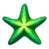 gold oceanica hold and win starfish symbol