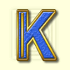 gold of persia k symbol