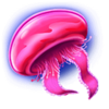 gold of sirens red jellyfish symbol