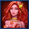 gold of sirens red mermaid symbol