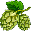 gold oktoberfest hop symbol